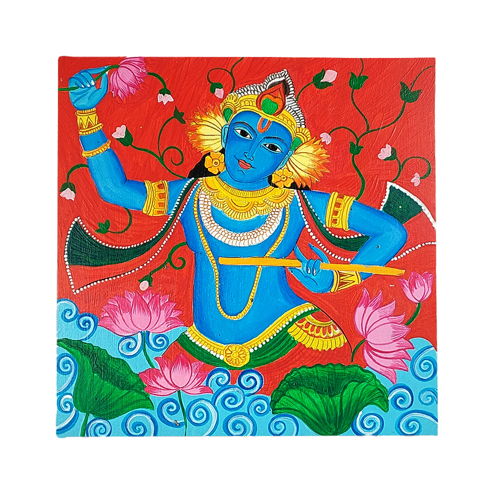 Kerala Mural art on Canvas DIY Kit by Penkraft